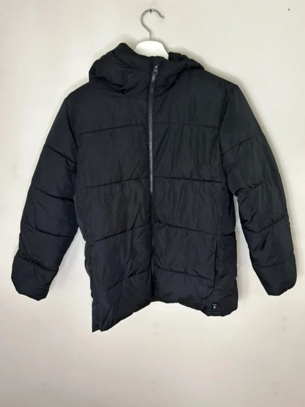 Gap Kids Warmest Jacket Puffer Black Hood Water Resistant